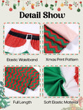 Patgoal Girls Christmas Ugly Print Leggings High Waist Full Length Size 11-12 by Deal US