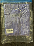 levaca Ribbed Cap Sleeve T Shirt with Front Pocket Blue Size S by Deal US
