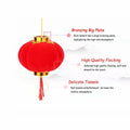 Yuumluo Red Lanterns 16 Pcs Mini Plastic Hanging Lanterns 1.97"x2.17" by Deal US