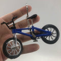 Blue Mini Bike Keychains Set of 3 Alloy Plastic Detachable Wheels Keyrings by Deal US