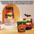 Crumya Pumpkin Disposable Paper Cups 9oz Halloween Party Supplies 40pcs by Deal US