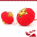 Yuumluo Red Lanterns 16 Pcs Mini Plastic Hanging Lanterns 1.97"x2.17" by Deal US