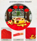 Yuumluo Red Lanterns 16 Pcs Mini Plastic Hanging Lanterns 1.97"x2.17" by Deal US