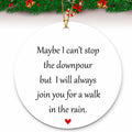 Maybe I Can't Stop The Downpour Hanging Ornament Friend Gift Ceramic by Deal US