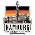 Hamburg Germany Travel Sticker 4 Inch Waterproof Vinyl Decal Durable by Deal US
