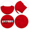 FASHGL Christmas Friends Sweatshirt Women Red Long Sleeve Tee Size L by Deal US