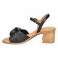 Bella Vita Women's Ave-Italy Heeled Sandal Black Italian Leather Size 10 Narrow by Deal US