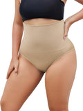 FINETOO Tummy Control High Waisted Shapewear Briefs Plus Size S Nude by Deal US