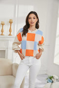LISILONG Women's Ribbed Knit Sweater Long Sleeve multicolor Pullover Size S by Deal US