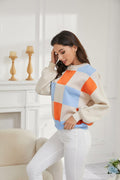 LISILONG Women's Ribbed Knit Sweater Long Sleeve multicolor Pullover Size S by Deal US