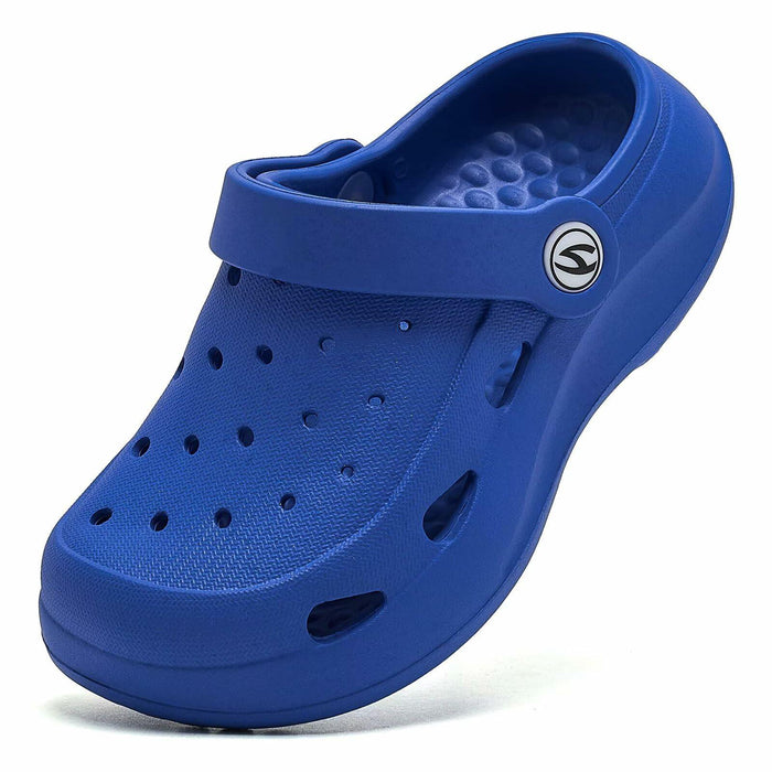 WOUEOI Toddler Garden Shoes Cartoon Slides Sandals Clogs Sapphire Size 9 by Deal US