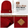 YANIKY Unisex Acrylic Beanie Hat Winter Knit Pink One Size by Deal US