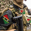 stidsds 2 Pack Saint Kitts and Nevis Flag Embroidered Patches Tactical by Deal US