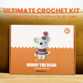Amigurumi Crochet Kit for Adults Intermediate DIY Craft Bear with Materials by Deal US