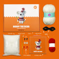 Amigurumi Crochet Kit for Adults Intermediate DIY Craft Bear with Materials by Deal US