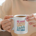 FHUGX Aunt Coffee Mug Ceramic 11oz Retro Preppy Auntie Gift by Deal US