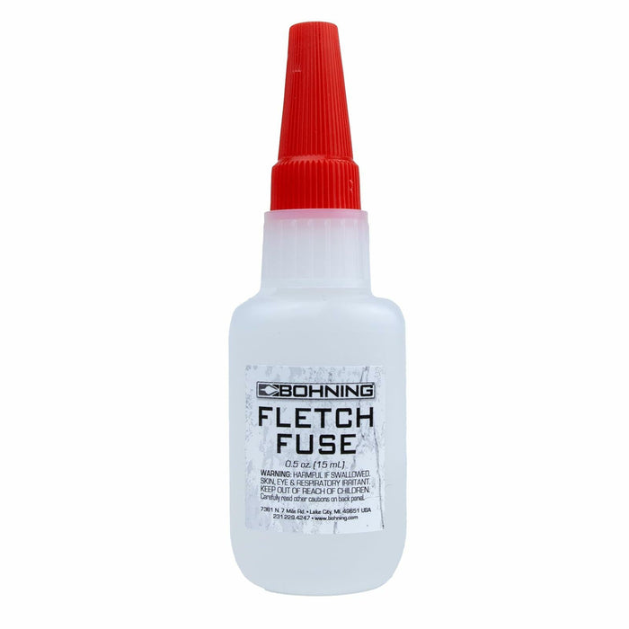 Bohning Fletch Fuse Instant Glue 1/2 oz Clear Adhesive for Archery by Deal US