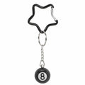 TRIWORKS Keychain Star Heart Pink Butterfly 8 Ball Dice Strawberry Charm by Deal US