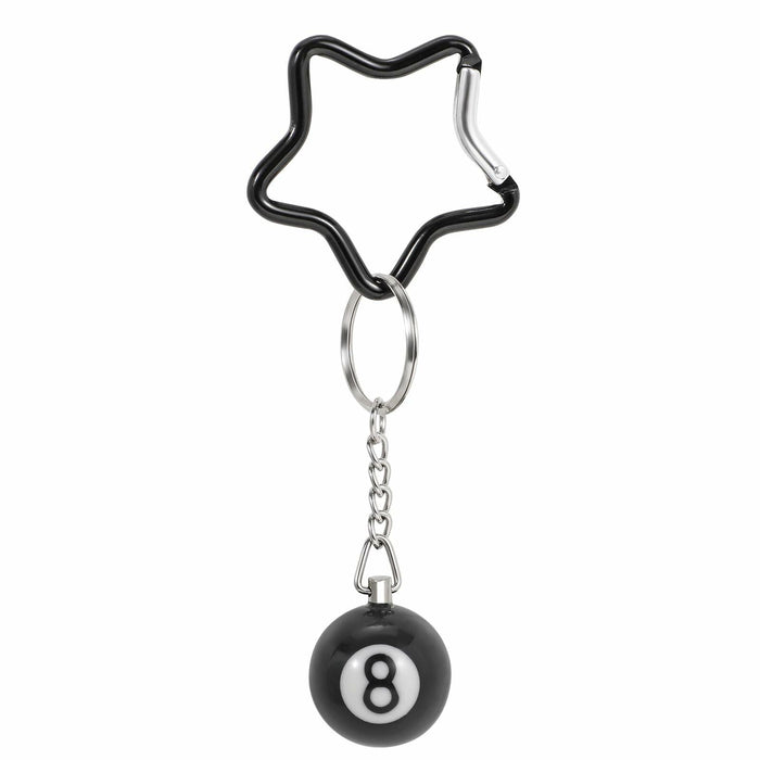 TRIWORKS Keychain Star Heart Pink Butterfly 8 Ball Dice Strawberry Charm by Deal US