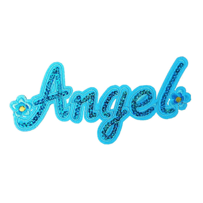 Cute Fashion Big Letters Sequins Patch Angel Girl Bling Iron On Sew On by Deal US