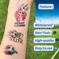 Soccer Temporary Tattoos Sport Theme Birthday Party Favors Decorations 96 PCS by Deal US