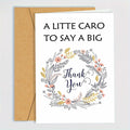 MINGUANGXIXSW Floral Thank You Cards with Kraft Envelopes 8.5x5.5 Inch by Deal US