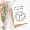 MINGUANGXIXSW Floral Thank You Cards with Kraft Envelopes 8.5x5.5 Inch by Deal US
