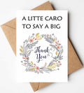 MINGUANGXIXSW Floral Thank You Cards with Kraft Envelopes 8.5x5.5 Inch by Deal US