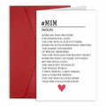 MOCO PAPER Happy Mom Birthday Card Mother's Day Gift Card From Son Daughter by Deal US