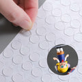 Adhesive Stick Dots Two-Sided Mounting Putty 0.4"x0.4" 600pcs Clear by Deal US