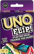 Mattel UNO FLIP! Family Card Game 112 Cards Sturdy Storage Tin Ages 7+ by Deal US