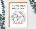 MINGUANGXIXSW Floral Thank You Cards with Kraft Envelopes 8.5x5.5 Inch by Deal US