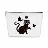 Henhesaha Cute Cat Mom Makeup Bag Cosmetic Travel Toiletry Bag for Women