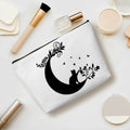 Witchy Cat Makeup Bag Cosmetic Bag Travel Toiletry Bag Black Gifts Women by Deal US