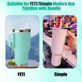 XANGNIER Personalized Handle 2 Pcs for YETI 25-42oz & BrüMate 24-40oz Tumbler by Deal US