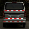 LANZMYAN Reflective Safety Tape 2in x 65ft Red White Waterproof Outdoor by Deal US
