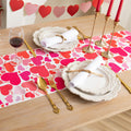 Joyfol Day Valentines Table Runner Red Love Heart 13x48 Inches by Deal US