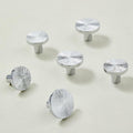 Rergy 10 Pack Silver Zinc Alloy Drawer Knobs Cabinet Pulls Decorative Hardware by Deal US