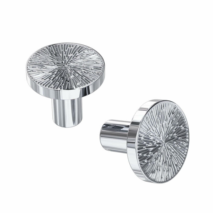 Rergy 10 Pack Silver Zinc Alloy Drawer Knobs Cabinet Pulls Decorative Hardware by Deal US