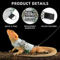AnoleAir Bearded Dragon Adjustable Harness and Leash Green by Deal US