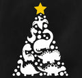 Toddler Kids Reindeer Christmas Short Sleeve Tee Shirt Size M Black by Deal US