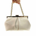 JRNDNIUO PU Leather Beige Clutch Purse Evening Bag for Women by Deal US