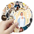 TaDadaPAO Cloisterer Christian Cross Stickers Waterproof Vinyl 50 Pcs by Deal US