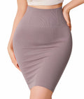 BRABIC Purple Brown High Waisted Knee Length Bodycon Skirt Size Medium by Deal US
