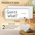 Guess What Surprise Scratch Cards 3x8in Silver 2 Set Personalized Travel Gift by Deal US
