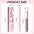 BestBy08/27 evpct Lip Liner Pencil & Lip Gloss Set Dark Red 02# by Deal US