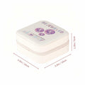 Sincerez Jewelry Box Small Portable Organizer Rings Necklaces Black by Deal US