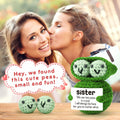 LEJIAJINW Handmade Mini Peas Gift for Sister Best Friend Cute Valentine by Deal US