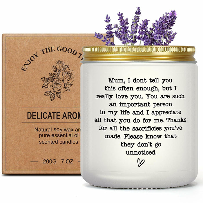 Scented Candles Gift for Mom Grandma Aunt Relaxing Present Thoughtful Gift by Deal US