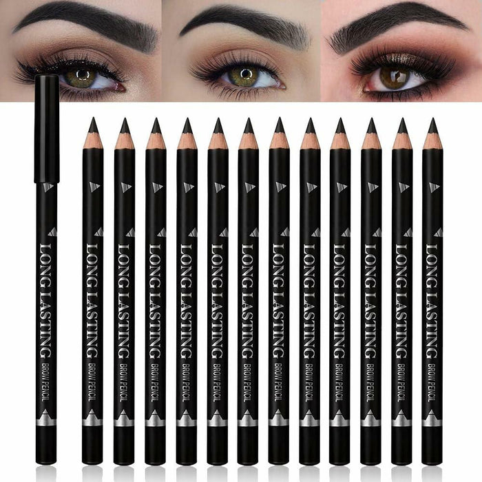 BestBy07/27 Magic Microblade Eyebrow Pen 4-Tip Waterproof Brown 2Pcs by Deal US